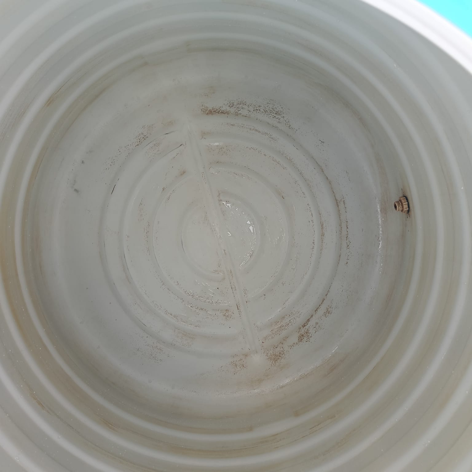 Syntex tank after cleaning